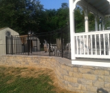 Aluminum Fence and Vinyl Gazebo