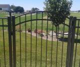 Arched Aluminum Gate