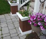 Planter Boxes and Vinyl Railing