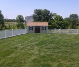 Flat Top Vinyl Picket Fence