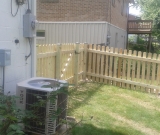 4' Wood Picket Fence