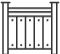 Residential Fence Icon