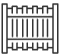 Residential Fence Icon